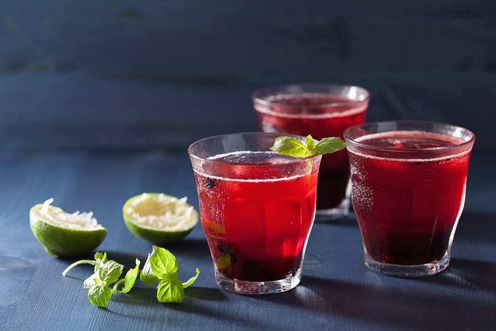 Red White and Sparkling Blueberry Punch Recipe